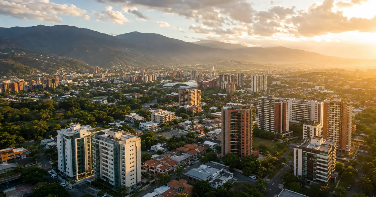 Vista panorámica de Valencia, Carabobo, Venezuela